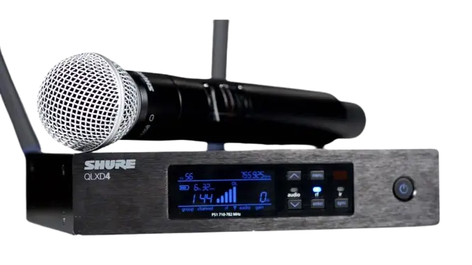 Micro sans fil Shure QLXD2 + Récepteur QLXD4