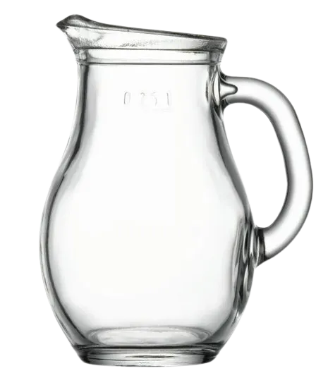 Carafe en verre 0,25l