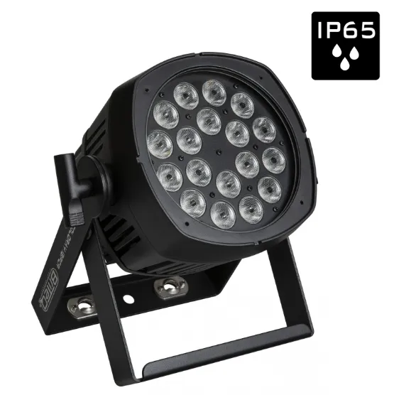 Projecteur led Briteq BT-Coloray 18FCR - IP65 - PWCT1 - DMX5