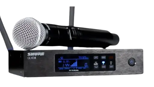 Micro sans fil Shure QLXD2 + Récepteur QLXD4